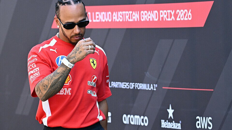 Lewis Hamilton im Paddock