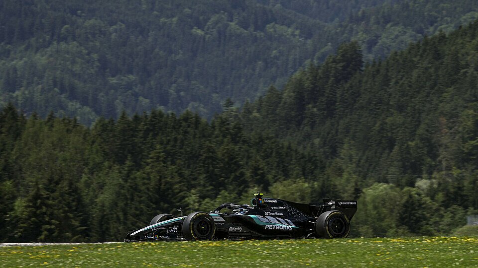 Andrea Kimi Antonelli (Mercedes) im ersten Training der Formel 1 in Spielberg (Österreich) 2026 am Red Bull Ring