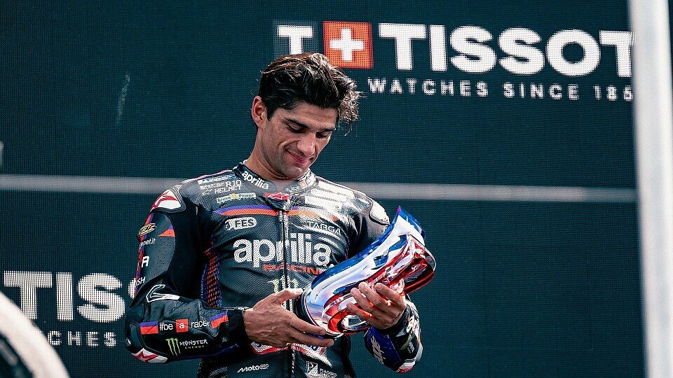 Erschöpft, aber zufrieden: Jorge Martin, Foto: Aprilia Media