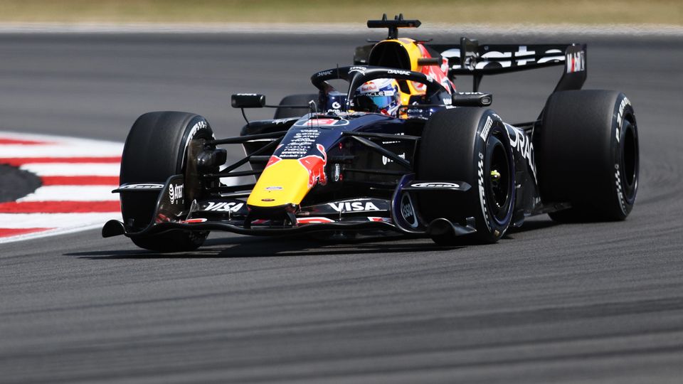 Max Verstappen auf dem Silverstone Circuit Max Verstappen auf dem Silverstone Circuit