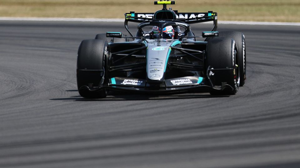 Kimi Antonelli beim Mercedes-Heimrennen Kimi Antonelli beim Mercedes-Heimrennen