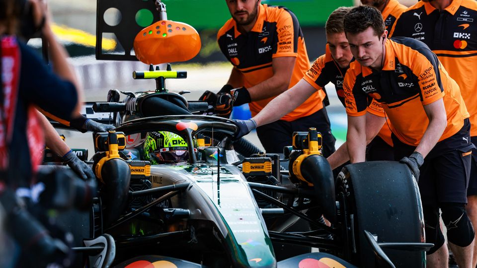Lando Norris am Freitag bei der Formel 1 in Großbritannien
Lando Norris am Freitag bei der Formel 1 in Großbritannien