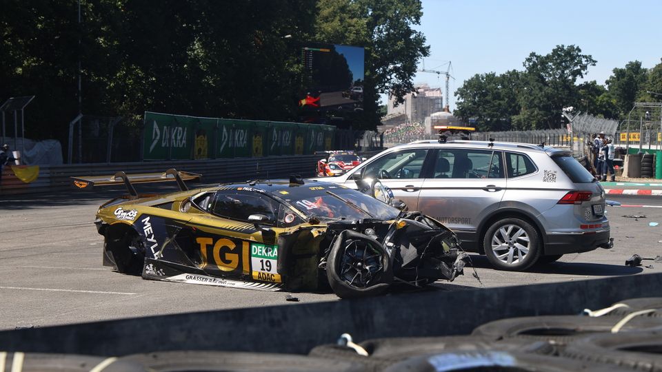 Unfall am Norisring Unfall am Norisring