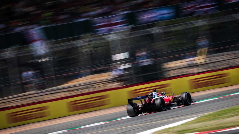 Charles Leclerc (Ferrari) beim Qualifying der Formel 1 in Silverstone (Großbritannien) 2026 Charles Leclerc (Ferrari) beim Qualifying der Formel 1 in Silverstone (Großbritannien) 2026
