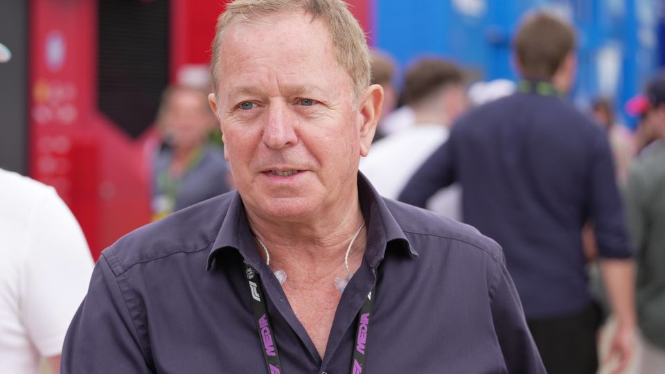 Sky Kommentator Martin Brundle in Silverstone