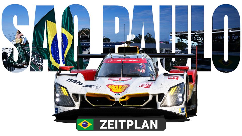 Zeitplan zur WEC in Sao Paulo