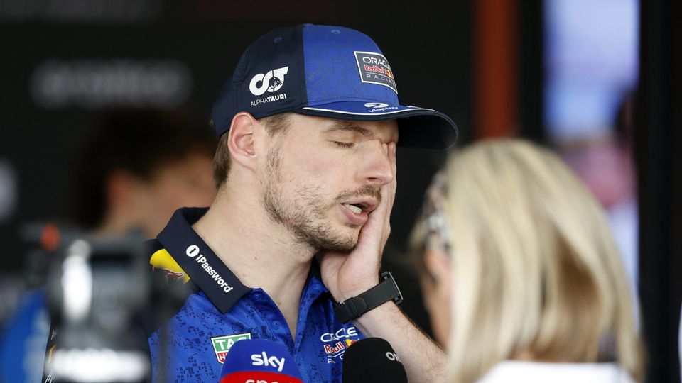 Max Verstappen im Media Pen