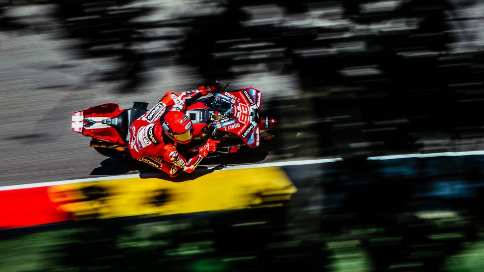 Marc Marquez gewinnt wie im Vorjahr den MotoGP-Sprint am Sachsenring, Foto: MotoGP Press Marc Marquez gewinnt wie im Vorjahr den MotoGP-Sprint am Sachsenring, Foto: MotoGP Press