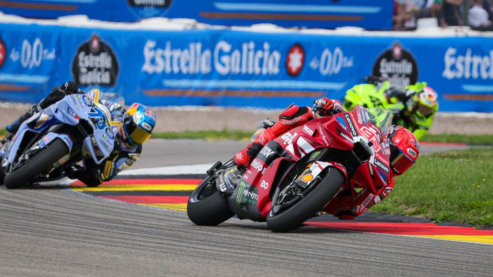 Alex Marquez und Fabio Di Giannantonio hingen Marc Marquez im Heck, Foto: Tobias Linke Alex Marquez und Fabio Di Giannantonio hingen Marc Marquez im Heck, Foto: Tobias Linke