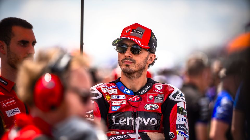 Francesco Bagnaia hatte in Silverstone nichts zu lachen, Foto: Ducati Media Francesco Bagnaia hatte in Silverstone nichts zu lachen, Foto: Ducati Media