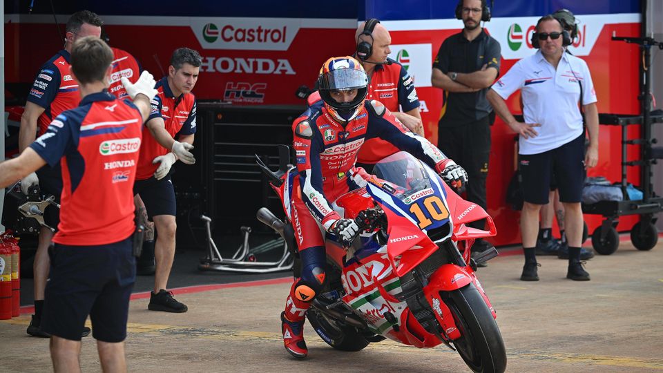 Luca Marini verlässt die Honda-Box Luca Marini verlässt die Honda-Box