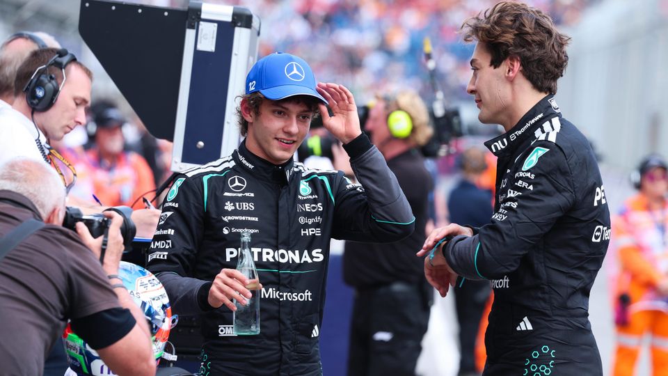 Kimi Antonelli und George Russell bei der Formel 1 in Australien
Kimi Antonelli und George Russell bei der Formel 1 in Australien