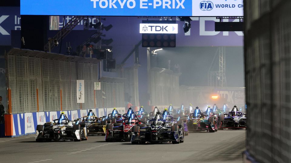 Der Start zum Tokio ePrix Der Start zum Tokio ePrix