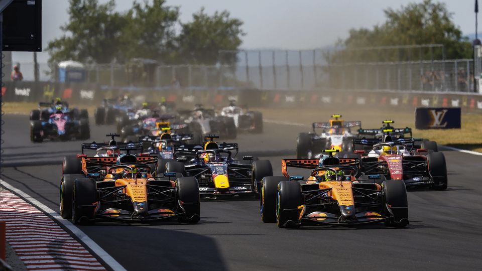 Der Start des Ungarn GP Der Start des Ungarn GP