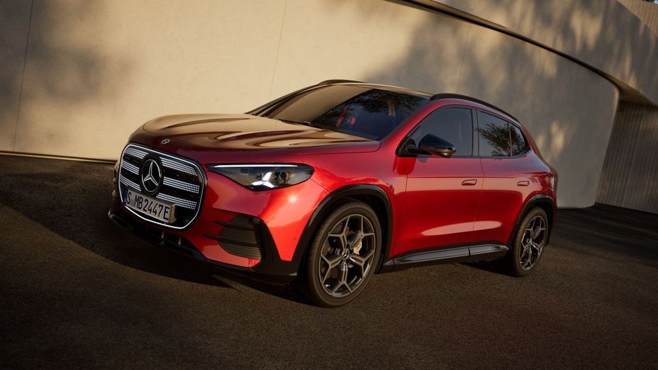 Mercedes, GLA, elektrisch Mercedes, GLA, elektrisch