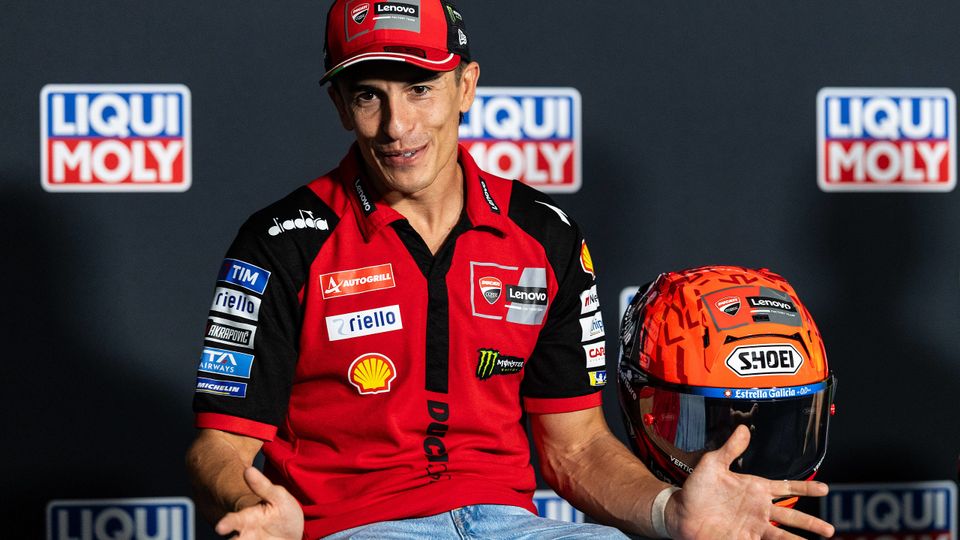 Marc Marquez in der MotoGP-Pressekonferenz Marc Marquez in der MotoGP-Pressekonferenz