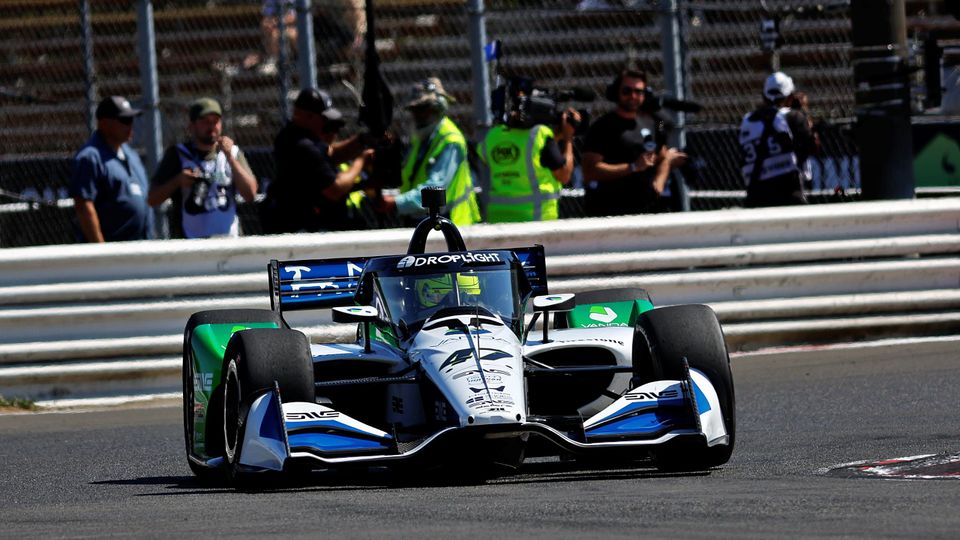Mick Schumacher beim IndyCar-Training in Portland, Oregon. Mick Schumacher beim IndyCar-Training in Portland, Oregon.