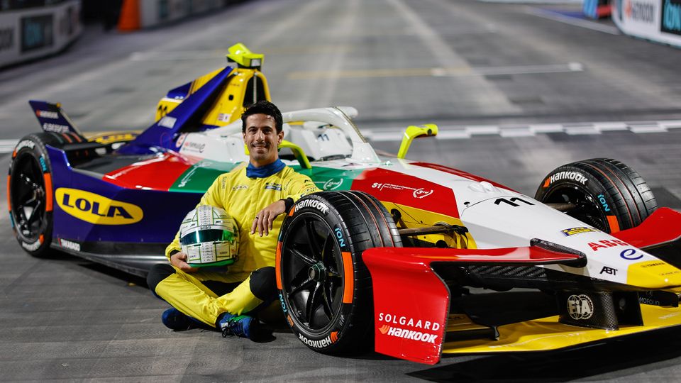 Lucas Di Grassi bei der Formel E in London Lucas Di Grassi bei der Formel E in London