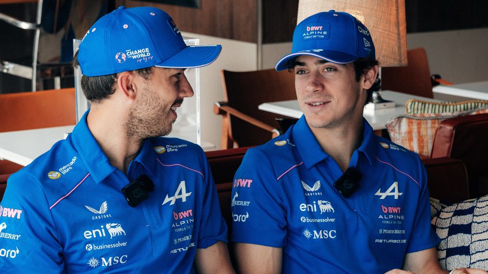 Pierre Gasly und Franco Colapinto