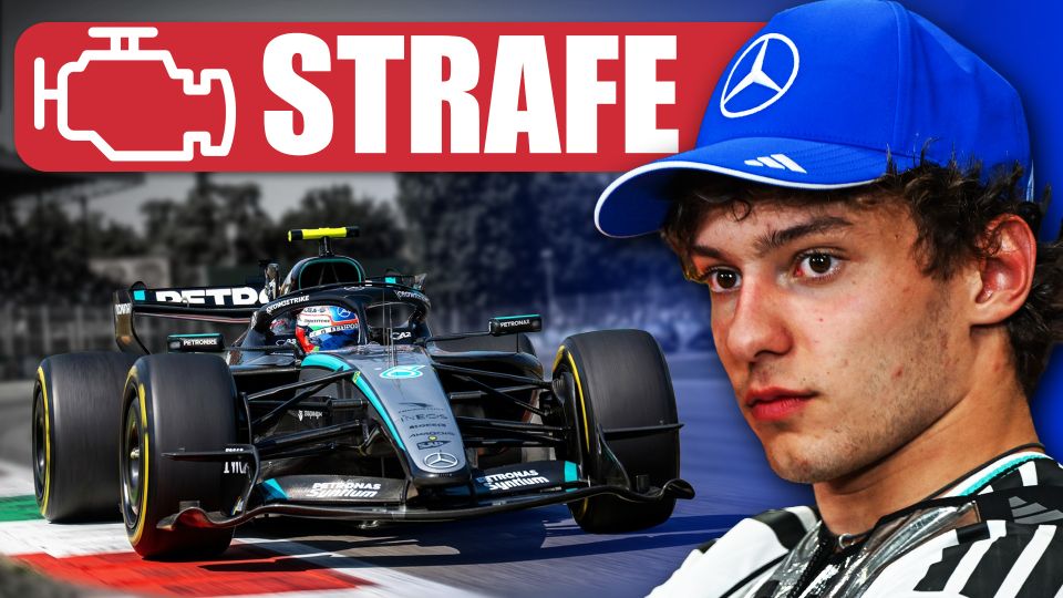 Kimi Antonelli wird in Monza eine Motorenstrafe kassieren
