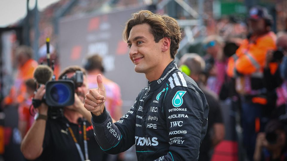 George Russell am Freitag bei der Formel 1 in den Niederlanden
George Russell am Freitag bei der Formel 1 in den Niederlanden