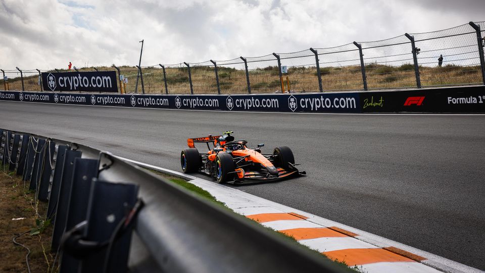 Lando Norris (McLaren) am Samstag bei der Formel 1 in Zandvoort (Niederlande-GP)