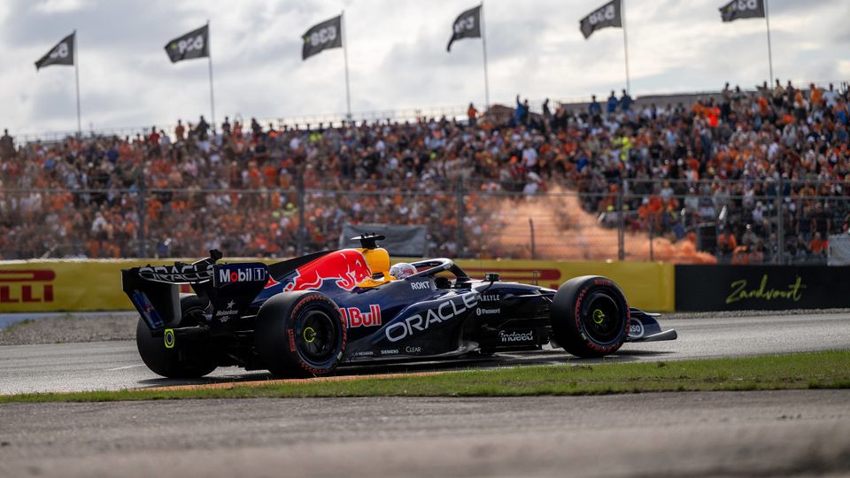 Max Verstappen am Samstag bei der Formel 1 in Zandvoort Max Verstappen am Samstag bei der Formel 1 in Zandvoort