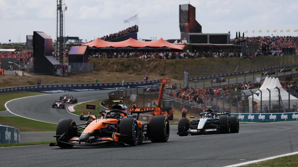 Lando Norris am Sonntag bei der Formel 1 in den Niederlanden
Lando Norris am Sonntag bei der Formel 1 in den Niederlanden