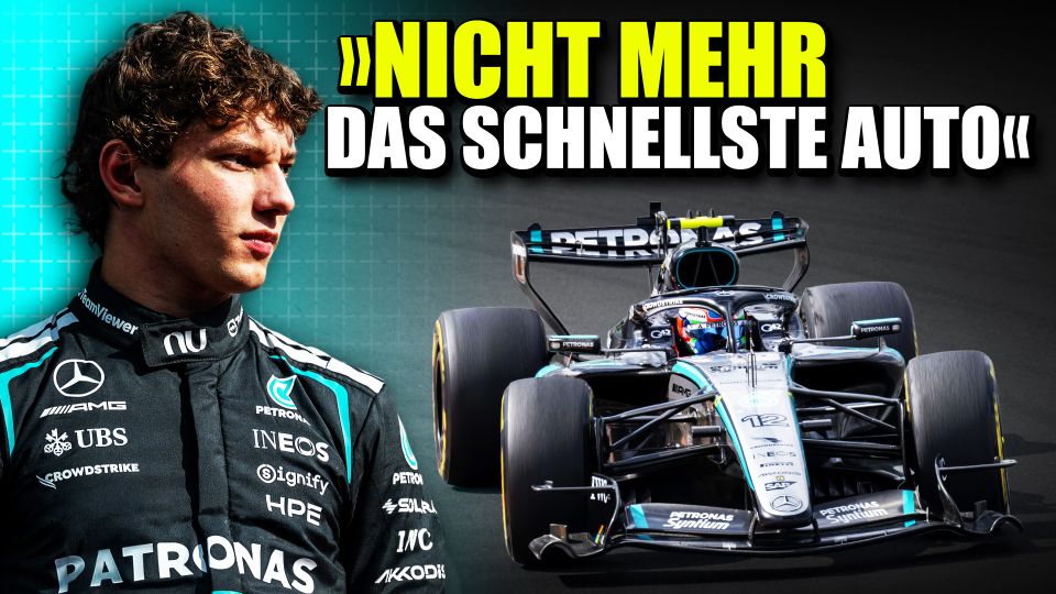 Nach Antonelli ist der Mercedes nicht mehr das schnellste Auto Nach Antonelli ist der Mercedes nicht mehr das schnellste Auto