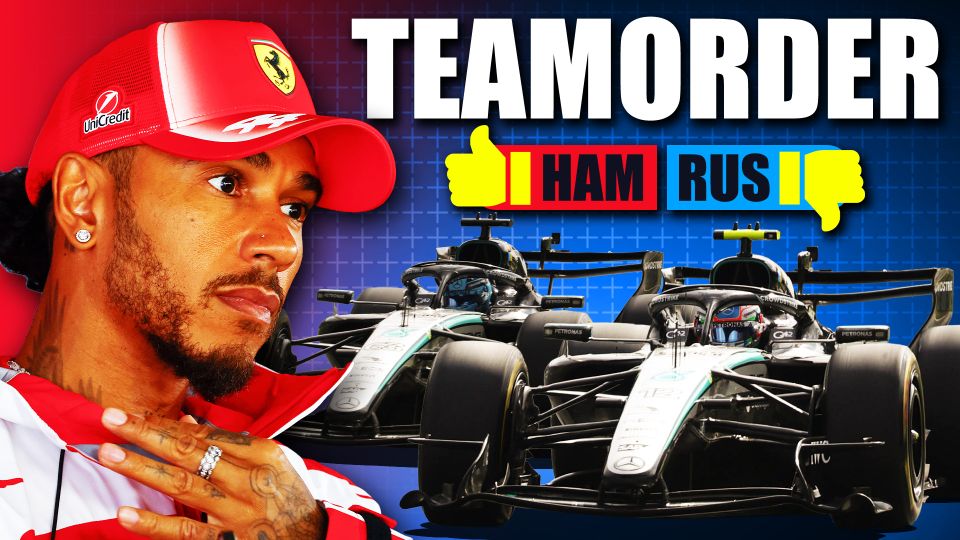Lewis Hamilton wünscht sich in Zandvoort die Teamorder, George Russell verflucht sie Lewis Hamilton wünscht sich in Zandvoort die Teamorder, George Russell verflucht sie