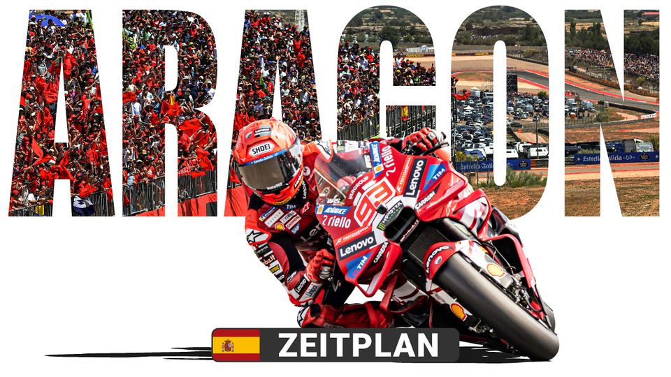 Zeitplan zur MotoGP in Aragon