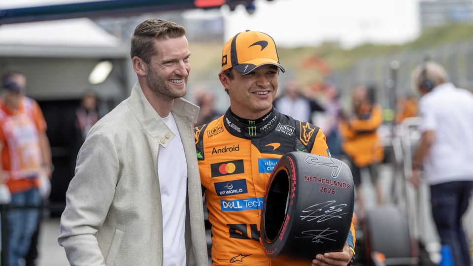 Maro Engel mit Lando Norris bei der Formel 1 in Zandvoort Maro Engel mit Lando Norris bei der Formel 1 in Zandvoort