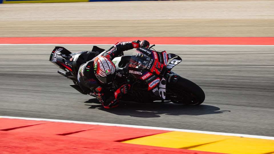 Marco Bezzecchi im MotoGP-Training von Aragon