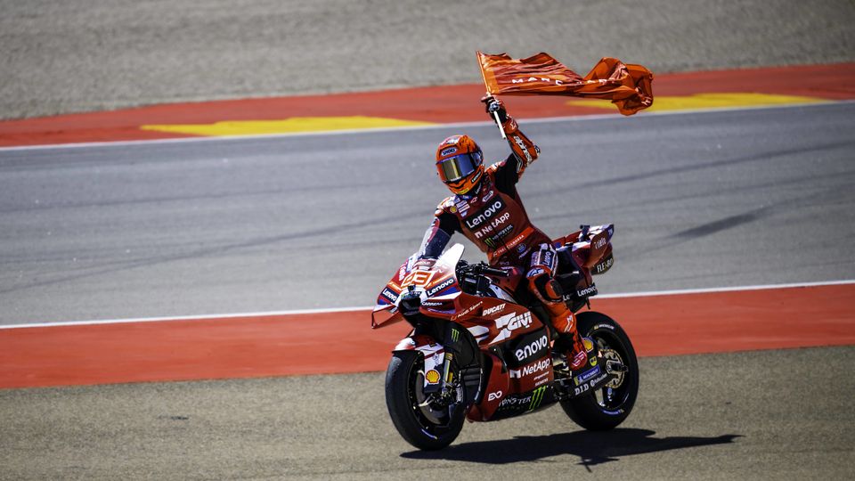 Marc Marquez riskierte für den Sieg im Aragon-Sprint viel, Foto: IMAGO / ZUMA Press Marc Marquez riskierte für den Sieg im Aragon-Sprint viel, Foto: IMAGO / ZUMA Press