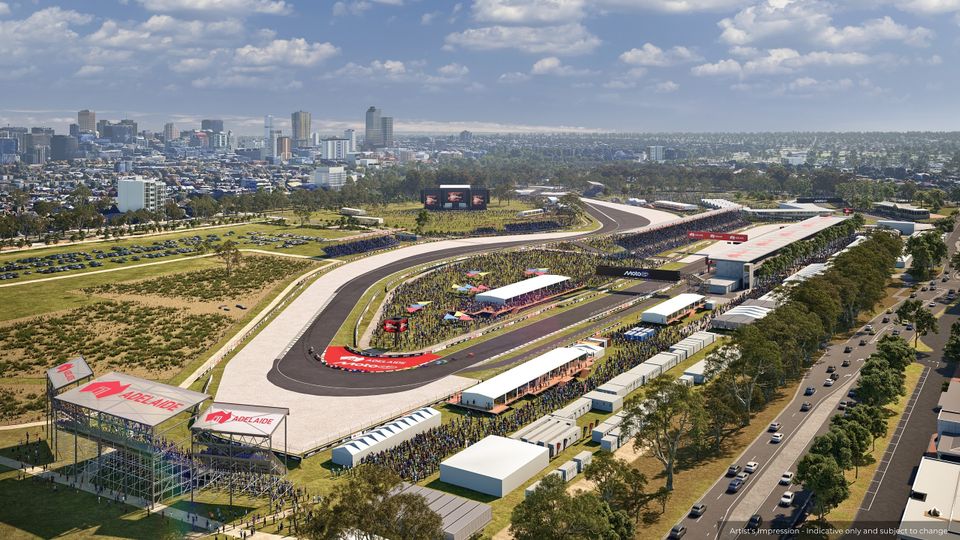 So soll die neue MotoGP-Strecke in Adelaide aussehen, Foto: MotoGP Press So soll die neue MotoGP-Strecke in Adelaide aussehen, Foto: MotoGP Press