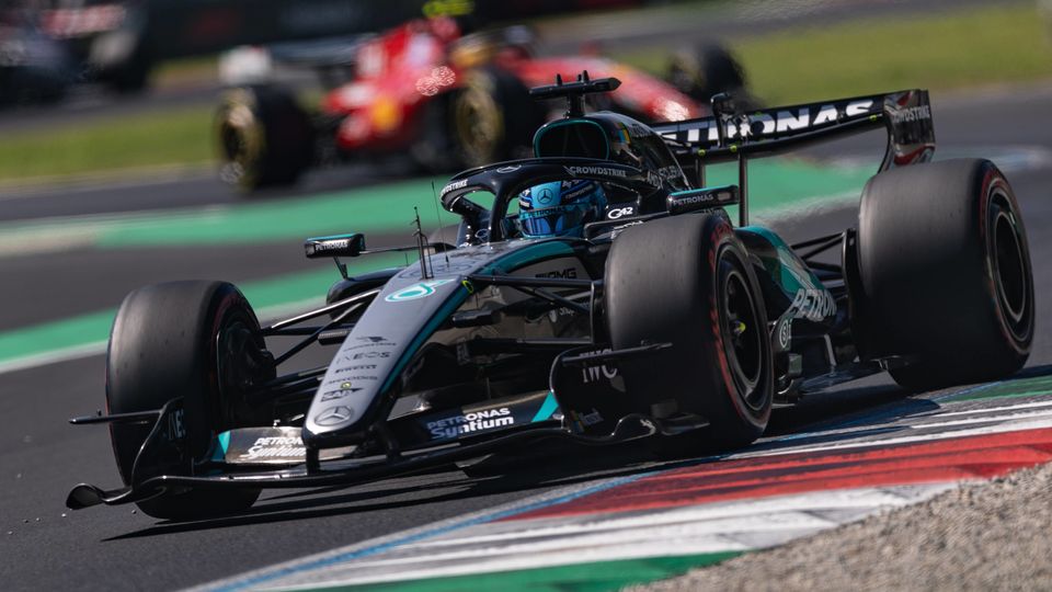 George Russell am Freitag bei der Formel 1 in Monza