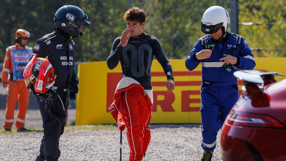 Charles Leclerc in Monza Charles Leclerc in Monza