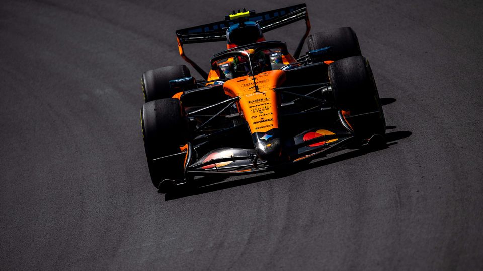 Lando Norris am Freitag bei der Formel 1 in Madrid Lando Norris am Freitag bei der Formel 1 in Madrid