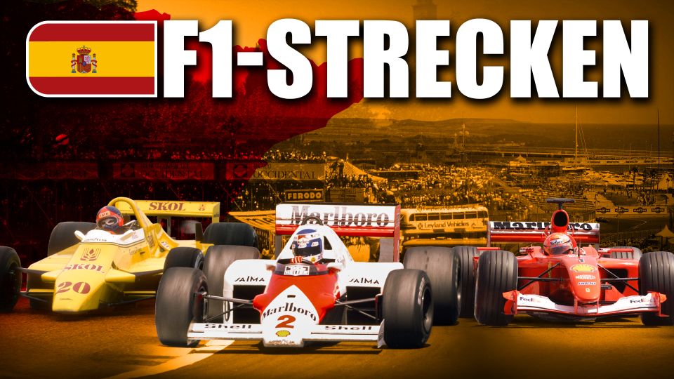Die 8 spanischen Formel 1 Strecken Die 8 spanischen Formel 1 Strecken