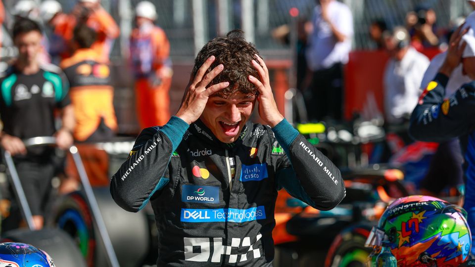 Lando Norris am Samstag bei der Formel 1 in Madrid
