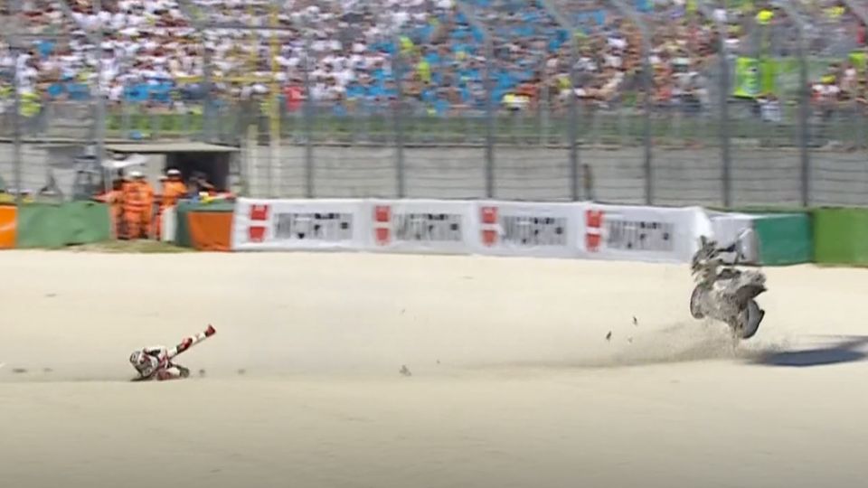 Marco Bezzecchis Siegesträume endeten bereits in Runde eins, Foto: Screenshot/MotoGP.com