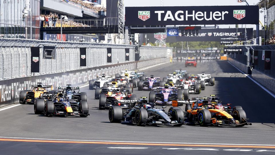 Der Start beim Formel-1-Rennen in Madrid
