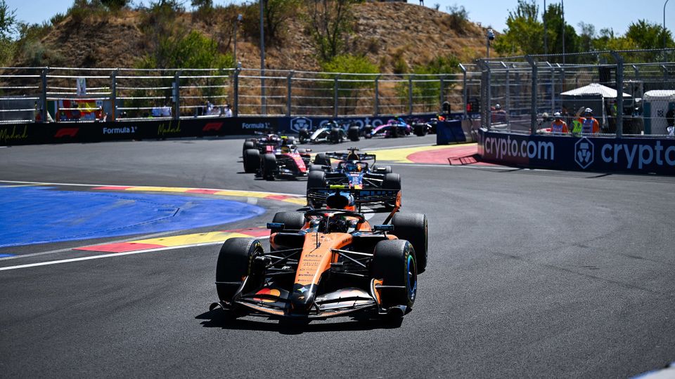 Lando Norris am Sonntag bei der Formel 1 in Madrid
Lando Norris am Sonntag bei der Formel 1 in Madrid