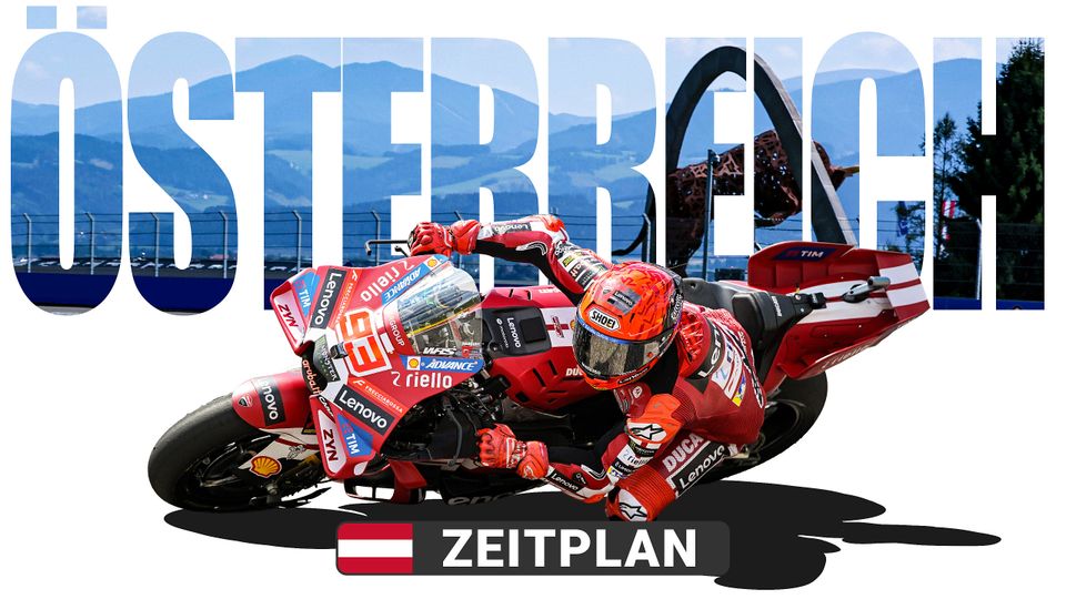 Der Zeitplan zur MotoGP in Österreich