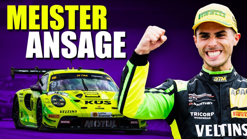 Thomas Preining macht die Meister Ansage am Sachsenring Thomas Preining macht die Meister Ansage am Sachsenring