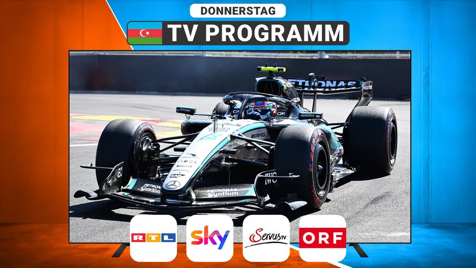TV-Programm zum Aserbaidschan GP in Baku am Donnerstag TV-Programm zum Aserbaidschan GP in Baku am Donnerstag