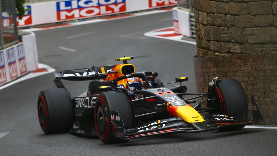 Red Bull-Pilot im Baku-Qualifying Red Bull-Pilot im Baku-Qualifying