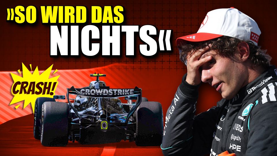 Kimi Antonelli enttäuscht nach Qualifying in Baku Kimi Antonelli enttäuscht nach Qualifying in Baku