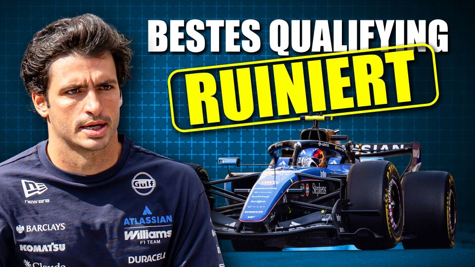 Carlos Sainz ruiniert das gute Qualifying Ergebnis in Baku wegen einem Vergehen während einer Gelb-Phase 