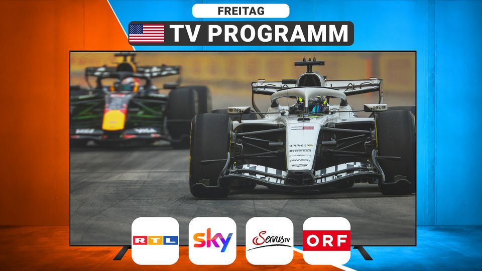 Formel 1 TV-Programm für den USA GP am Freitag Formel 1 TV-Programm für den USA GP am Freitag